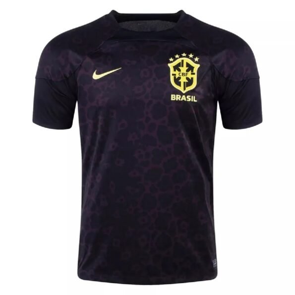 Camisa do Brasil Preta Copa do Mundo 2022 Masculina