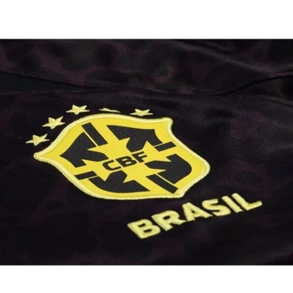 Camisa do Brasil Preta Copa do Mundo 2022 Masculina