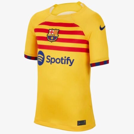 Nova Camisa Barcelona Amarela 2023 Masculina