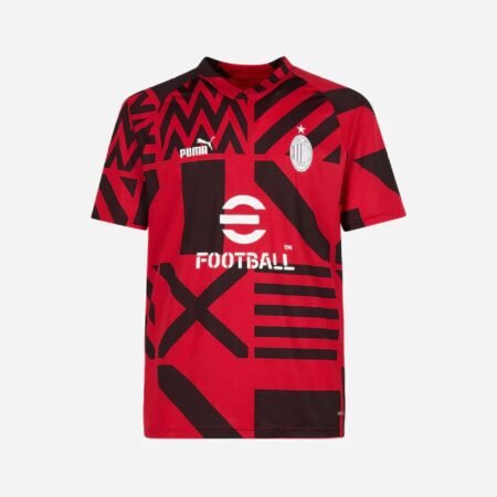 Camisa Pré-jogo AC Milan Vermelha 2023