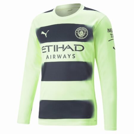 Camisa Manga Longa Manchester City Verde