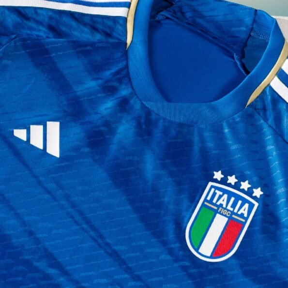 Nova Camisa Itália Adidas Azul 2023 Jogador