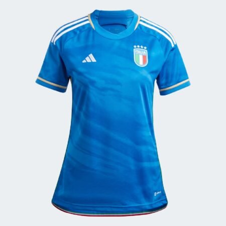 Nova Camisa Itália Adidas Azul 2023 Feminina