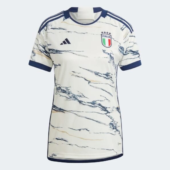 Nova Camisa Itália Adidas Branca 2023 Feminina