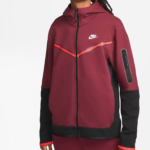 Conjunto Blusão + Calça Nike Vermelho Tech Fleece