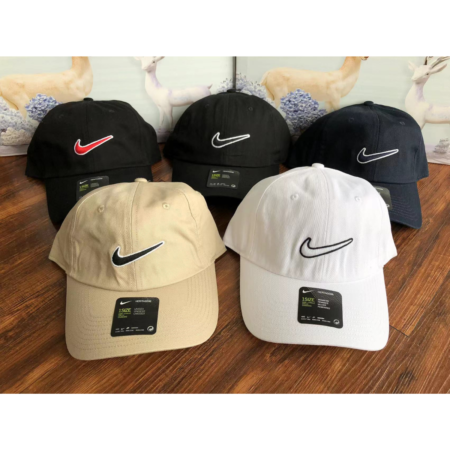 Boné Nike Preto, Marrom, Branco