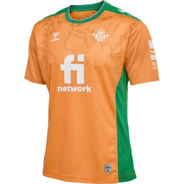 Nova Camisa Real Bétis Laranja 2023 Masculina