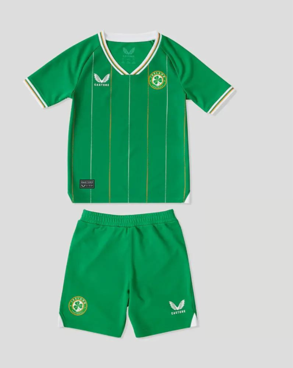 Conjunto Infantil Irlanda Verde 2023/24 Unissex