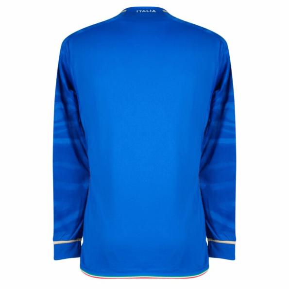 Camisa Itália Adidas Manga Longa Azul 2023/24