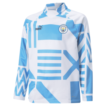 Camisa Manchester City Manga Longa Azul 2023