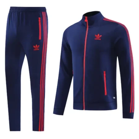 Conjunto de Frio Adidas Jaqueta e Calça Azul