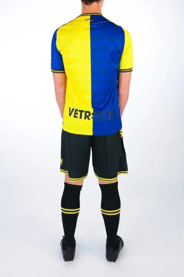 Camisa Hellas Verona Amarela/Azul 2023/24