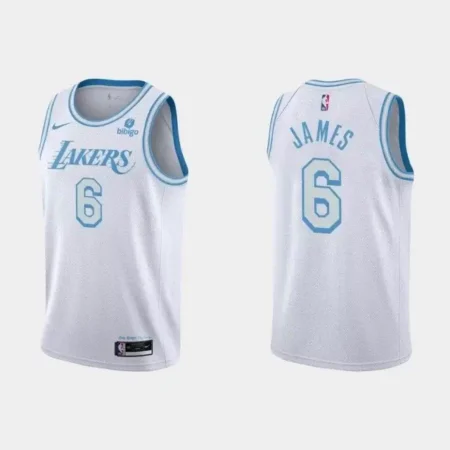 Regata NBA Lakers Bca Azul James 6