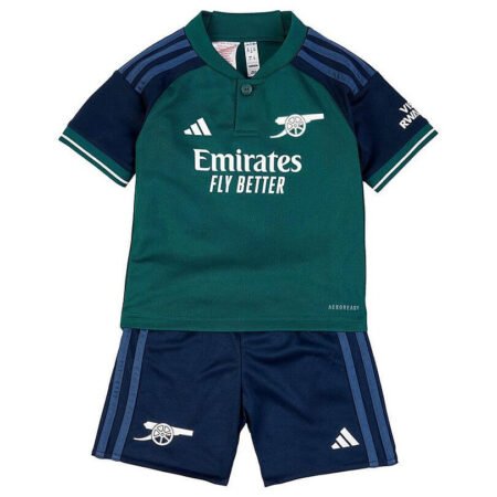 Kit Infantil Arsenal Verde 3 2023/24 Unissex