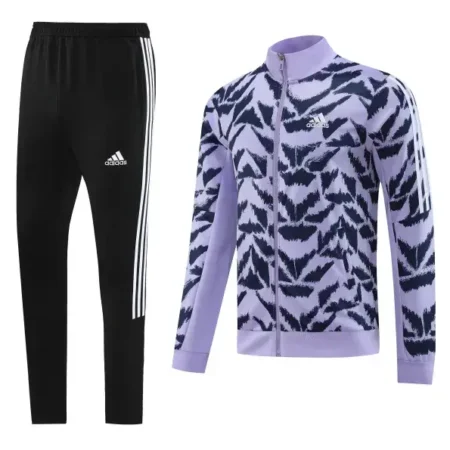 Conjunto de Frio Adidas Jaqueta e Calça Roxo