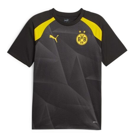 Camisa Borussia Pré-jogo Preta 2023/24 Masculina