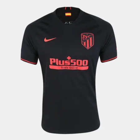 Camisa Atlético de Madrid Preta 2020/21 Masculina