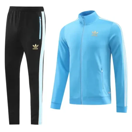 Conjunto de Frio Adidas Jaqueta e Calça Azul