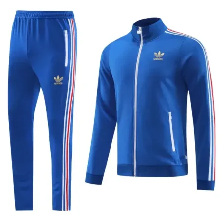 Conjunto de Frio Adidas Jaqueta e Calça Azul