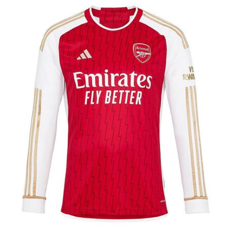 Nova Camisa Arsenal Vermelha Manga Longa 2023/24 Masculina