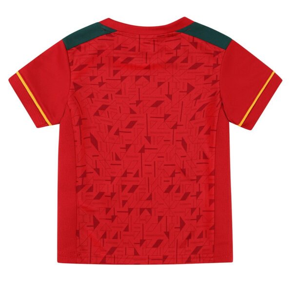 Kit Infantil Wolverhampton Vermelho 2023/24 Unissex