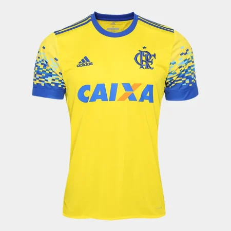 Camisa Flamengo Amarela 2017/18 Caixa Masculina