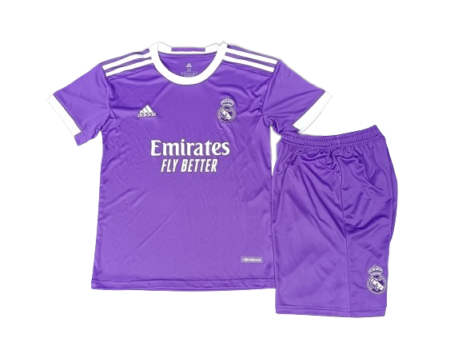 Kit Infantil Real Madrid Roxo 2016/17 Unissex