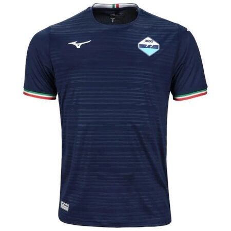 Nova Camisa Lazio Azul Escuro 2023/24 Masculina