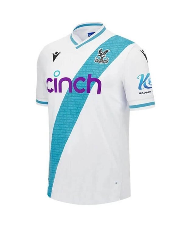 Nova Camisa Crystal Palace Branca Reserva 2023/24 Masculina