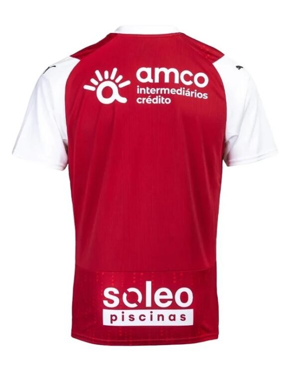 Nova Camisa Sporting Braga Vermelha 2023/24 Masculina