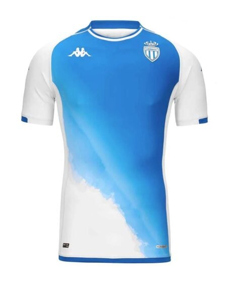 Nova Camisa Monaco 3 Branca/Azul 2023/24 Masculina