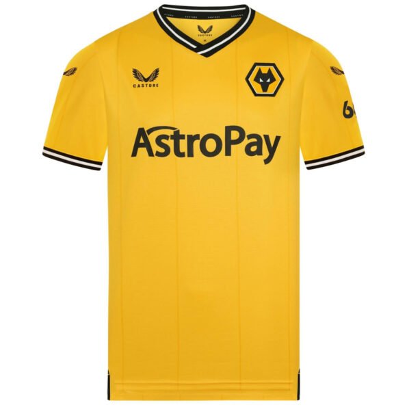 Nova Camisa Wolverhampton Amarela Home 2023/24 Masculina