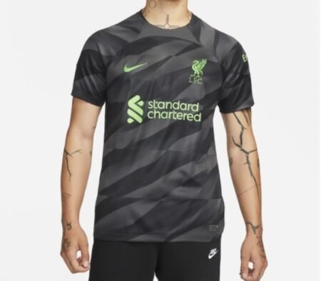 Nova Camisa Liverpool Goleiro Preta 2023/24 Masculina