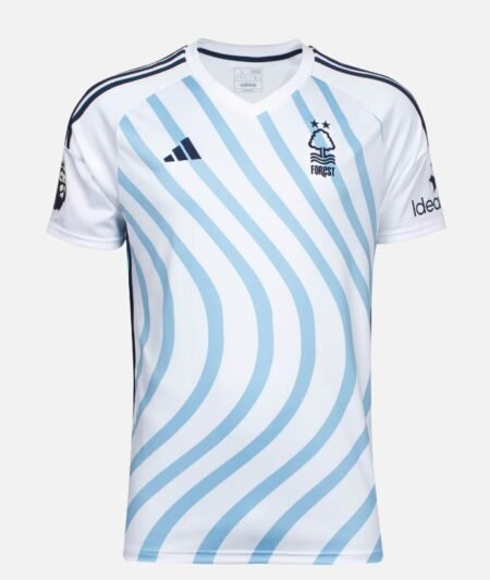 Nova Camisa Nottingham Forest Branca Away 2023/24 Masculina