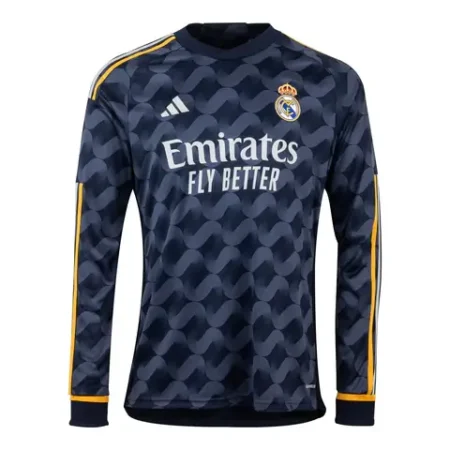 Nova Camisa Real Madrid 2 Reserva Azul 2023/24 Manga Longa