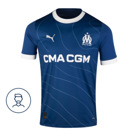 Nova Camisa Olympique de Marseille Azul 2023/24 Masculina