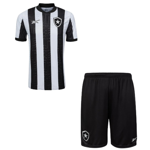 Kit Infantil Botafogo Preto Reebok 2023/24 Unissex