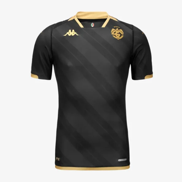 Nova Camisa Spezia Calcio Preta 2023/24 Masculina