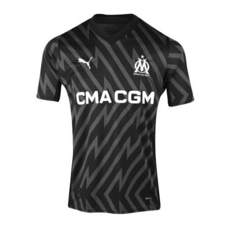 Nova Camisa Olympique de Marseille Preta 2023/24 Masculina