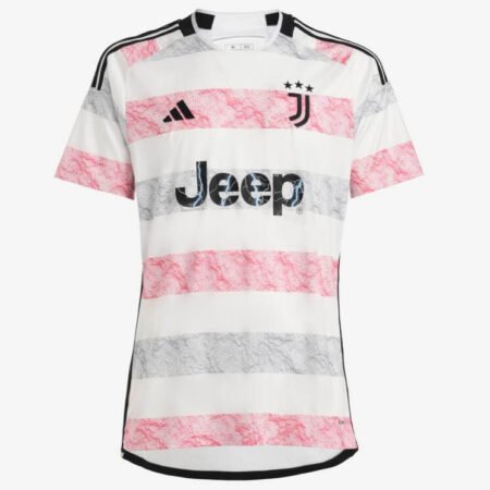 Nova Camisa Juventus Branca com Rosa 2023/24 Masculina