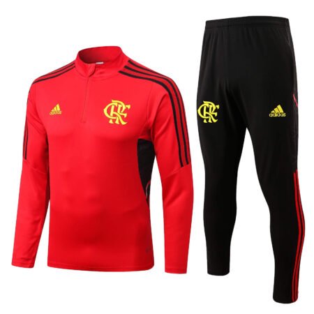 Conjunto de Treino Flamengo Jaqueta+Calça Vermelha 2022/23