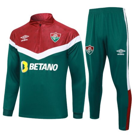 Conjunto de Treino Fluminense Vermelho/Verde 2023/24