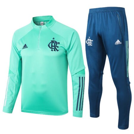 Conjunto de Treino Flamengo Jaqueta+Calça Verde Marinho 2021/22