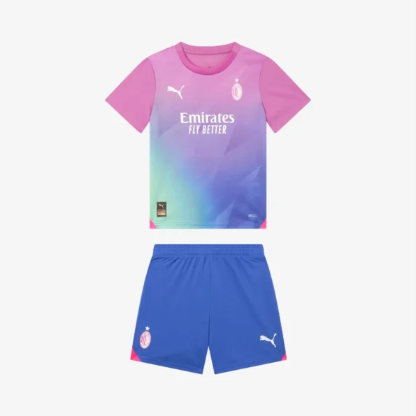 Kit Infantil Milan 3 Rosa/Azul 2023/24 Unissex