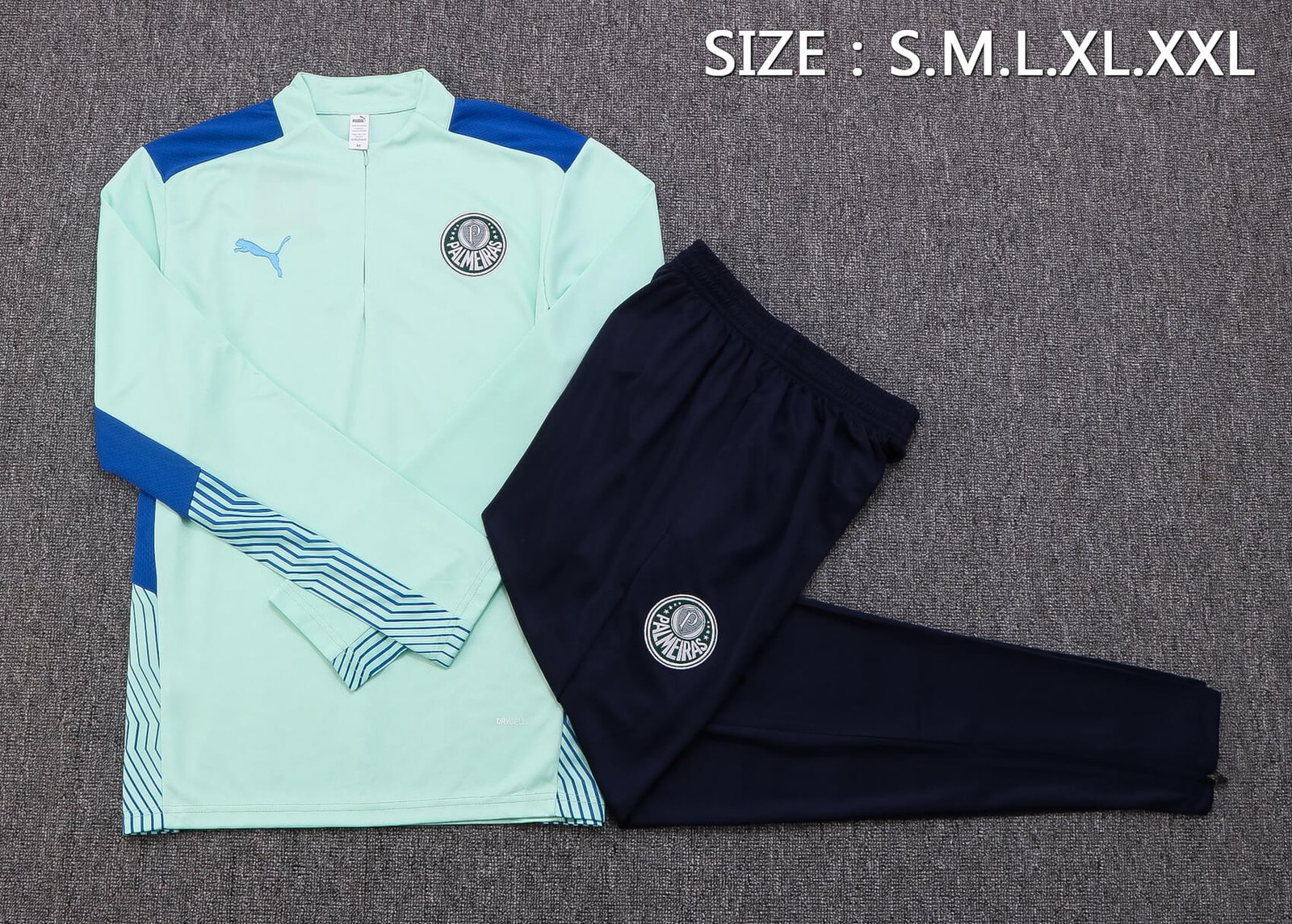 7b1d9afe Conjunto de Treino Palmeiras Jaqueta+Calça Verde Mar 2022/23