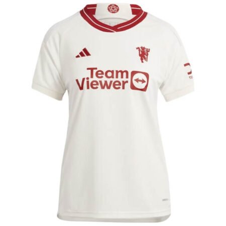 Nova Camisa Manchester United 3 Branca 2023/24 Feminina