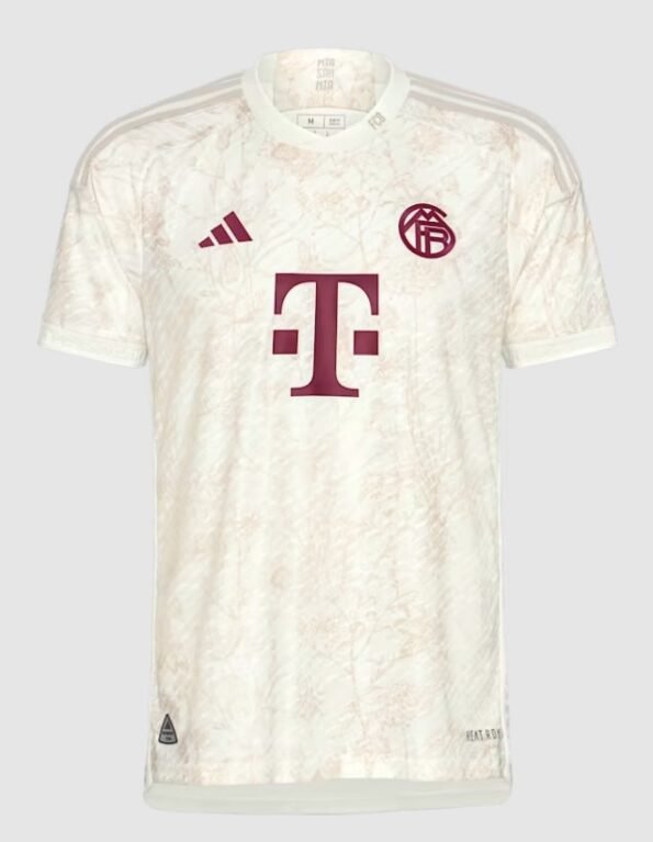 Nova Camisa Bayern de Munique 3 Bege 2023/24 Jogador