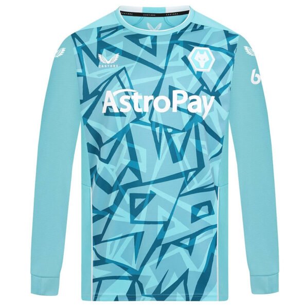 Nova Camisa do Wolverhampton 3 Azul 202324 Manga Longa