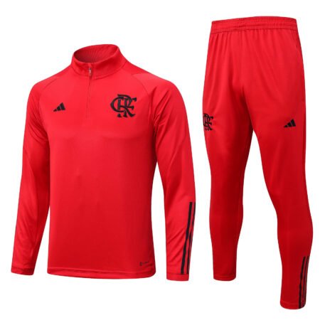 Conjunto de Treino Flamengo Jaqueta+Calça Vermelha 2023/24