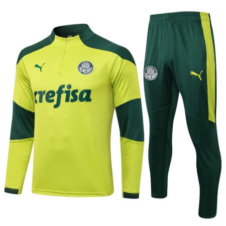 Conjunto de Treino Palmeiras Jaqueta+Calça Verde Limão 2021/22